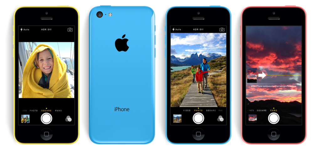 iPhone 5C promo foto